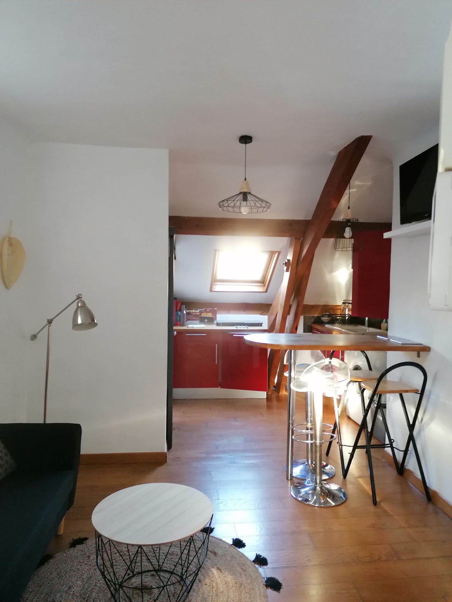 1P – 34m² – Dernier étage – Carabacel